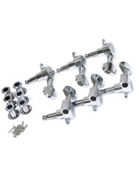 GT Electric Guitar Sealed Tuning Machines in Chrome Finish (6-inline)