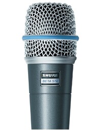 Shure BETA57A Supercardioid Dynamic Lo Z Instrument Mic