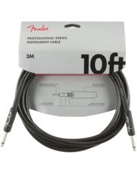 Fender Professional Instrument Cable, Straight/Straight, 10', Black