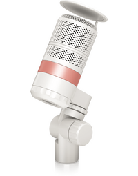 TC Helicon GoXLR Dynamic Super-Cardioid Vocal Mic White for Podcasters, Broadcasters and Streamers