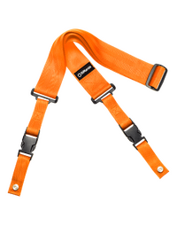 DiMarzio Clip Lock Strap Neon Orange