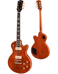 Eastman SB56/TV-AMB Solid Body P-90 Electric Guitar Amber Truetone Vintage Gloss