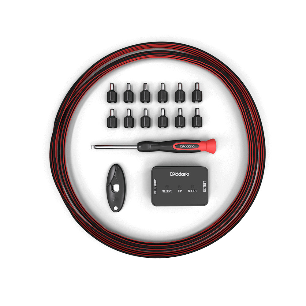 D'Addario DIY Solderless Pedalboard Power Cable Kit | Riffs & Licks Music