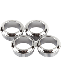 Fender Bass Tuning Machine Bushings for Standard / Deluxe Series (Mexico) Chrome