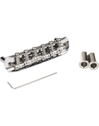 Fender Mustang Fully Adjustable Guitar Bridge Chrome w/ Posts