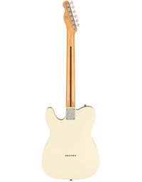 Squier Classic Vibe FSR '70s Telecaster Thinline MN Block Inlays Binding Black Pickguard Olympic White