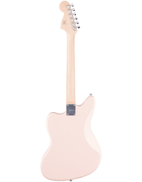 Squier Affinity FSR Jaguar LRL White Pickguard Matching Headstock Shell Pink