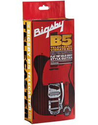 Bigsby B5 Telecaster Modification Vibrato Tailpiece Kit w/ Bridge Polished Aluminium