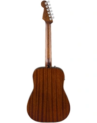 Fender California Deluxe Series Redondo Junior Solid Top Mini Acoustic Guitar w/ Pickup WN Honey Sunburst