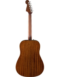 Fender California Deluxe Series Redondo Mahogany Solid Top Dreadnought Acoustic Guitar WN Natural