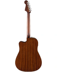 Fender California Deluxe Series Redondo Solid Top Dreadnought Acoustic Guitar w/ Pickup WN Black