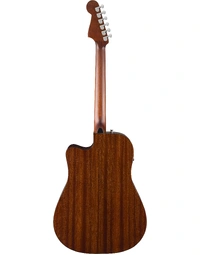 Fender California Deluxe Series Redondo Solid Top Dreadnought Acoustic Guitar w/ Pickup WN Sherwood Green