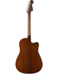 Fender California Deluxe Series Redondo Solid Top Left-Handed Dreadnought Acoustic Guitar w/ Pickup WN Natural