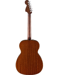 Fender California Deluxe Series Monterey Solid Top Orchestra Acoustic Guitar w/ Pickup WN Honey Sunburst