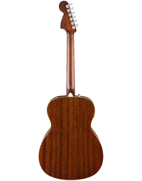 Fender California Deluxe Series Monterey Solid Top Orchestra Acoustic Guitar w/ Pickup WN Aztec Gold