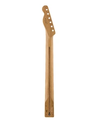 Fender Satin Roasted Maple Telecaster Neck 22 Jumbo Frets 12" Radius Flat Oval Shape Maple Fingerboard