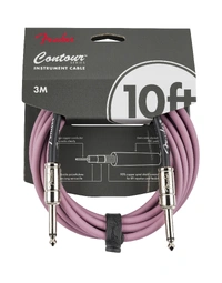 Fender Contour 10' Instrument Cable Burgundy Mist