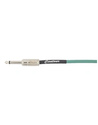 Fender Contour 30' Coiled Instrument Cable Sherwood Green