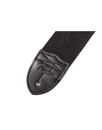 Fender Strap 2.5" Poly Lightning Bolt Black/White