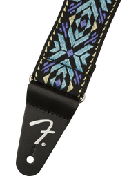 Fender Pasadena Woven Strap Blue Snowflake 2"