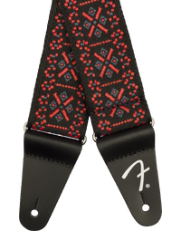 Fender Pasadena Woven Strap Lattice Red 2"