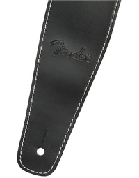 Fender Broken-In Leather Strap Black 2.5”