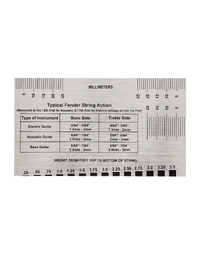 Fender String Action Gauge