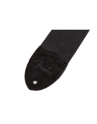 Fender Strap - Cotton Oval Logo Black