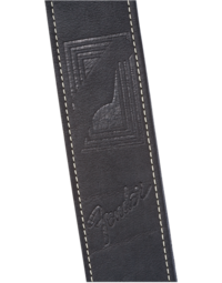 Fender Strap - Fender Monogram Leather Black