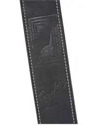 Fender Monogram Leather Strap Black