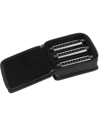 Fender Blues Deluxe Harmonica, Pack of 3, w/ Case