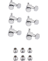 Fender Locking Stratocaster / Telecaster Tuning Machines Polished Chrome (Set of 6)