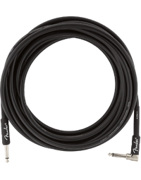 Fender Professional Instrument Cable, Straight/Angle, 18.6', Black
