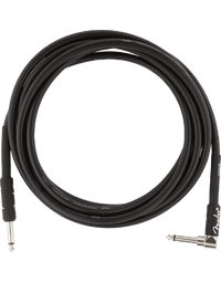 Fender Professional Instrument Cable, Straight-Angle, 10', Black