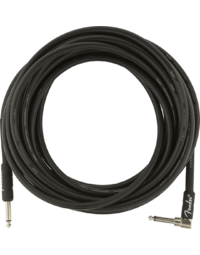 Fender Professional Instrument Cable, Straight/Angle, 25', Black