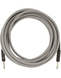Fender Professional Instrument Cable, 18.6', White Tweed