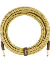Fender Deluxe Instrument Cable, Straight/Straight, 18.6', Tweed