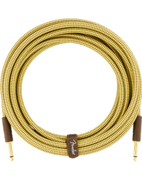 Fender Deluxe Instrument Cable, Straight/Straight, 10', Tweed