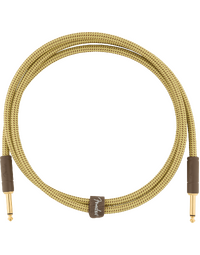 Fender Deluxe Instrument Cable, Straight/Straight, 5', Tweed