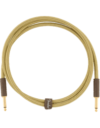 Fender Deluxe Instrument Cable, Straight/Straight, 5', Tweed