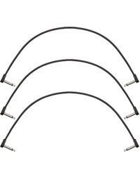 Fender Blockchain 16" Patch Cable Angle/Angle (Pack of 3)