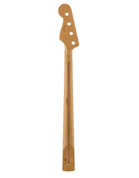 Fender Satin Roasted Maple Jazz Bass Neck 20 Jumbo Frets 12" Radius Flat Oval Shape Roasted Maple Fingerboard