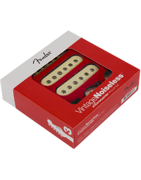Fender Vintage Noiseless Stratocaster SSS Pickup Set Aged White (Set of 3)