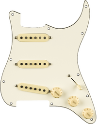 Fender American Pre-Wired Stratocaster Pickguard Pure Vintage '59 w/RWRP Middle Parchment 11 Hole