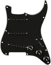 Fender American Pre-Wired Stratocaster Pickguard Pure Vintage '65 w/RWRP Middle Black 11 Hole