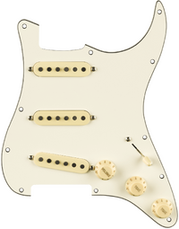 Fender American Pre-Wired Stratocaster Pickguard Pure Vintage '65 w/RWRP Middle Parchment 11 Hole