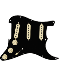 Fender Pre-Wired Stratocaster Pickguard Tex-Mex SSS Black 11 Hole PG