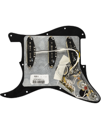 Fender Pre-Wired Stratocaster Pickguard Vintage Noiseless SSS Black 11 Hole PG