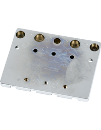 Fender HiMass 4-String Bass Bridge Assembly w/ Zinc Saddles Chrome
