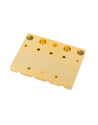 Fender HiMass 4-String Bass Bridge Assembly w/ Zinc Saddles Gold